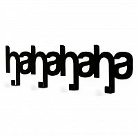вешалка hahaha черная в Комсомольск-на-Амуре