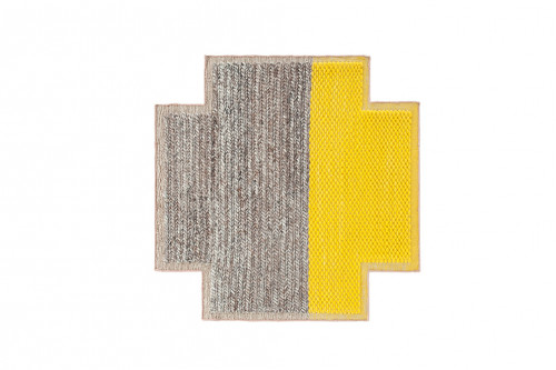ковер plait yellow 160х160 от gan в Комсомольск-на-Амуре