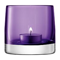 подсвечник стеклянный фиолетовый для чайной свечи light colour, 8,5 см в Комсомольск-на-Амуре