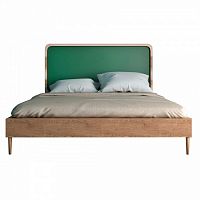 кровать полутораспальная 120х190 зеленая ellipse в Комсомольск-на-Амуре