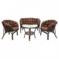 классический кофейный комплект coffee talk-2 (темно-коричневый) на 4 персоны в Комсомольск-на-Амуре