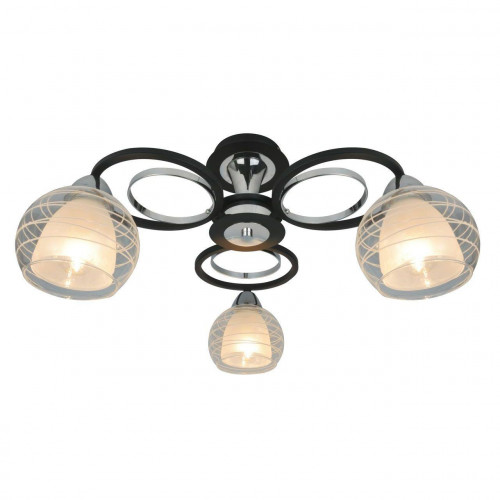 потолочная люстра arte lamp ginevra a1604pl-3bk в Комсомольск-на-Амуре