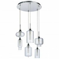 дизайнерская подвесная люстра spot light larissa 1890628 хром в Комсомольск-на-Амуре