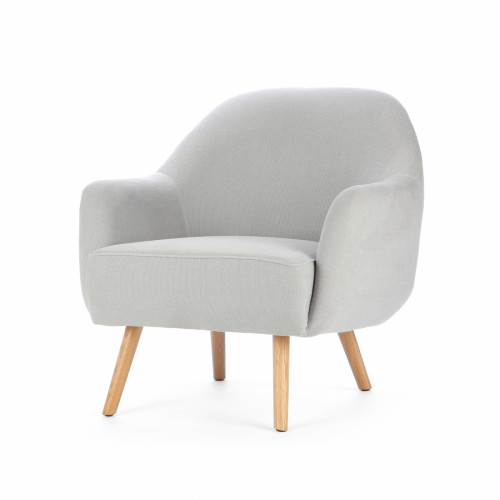 кресло livengood светло-серое в Комсомольск-на-Амуре