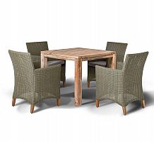 лана, обеденная группа на 4 персоны ,серый в Комсомольск-на-Амуре