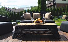 лаундж сет chaild-2 - чёрный на 4 персоны в Комсомольск-на-Амуре