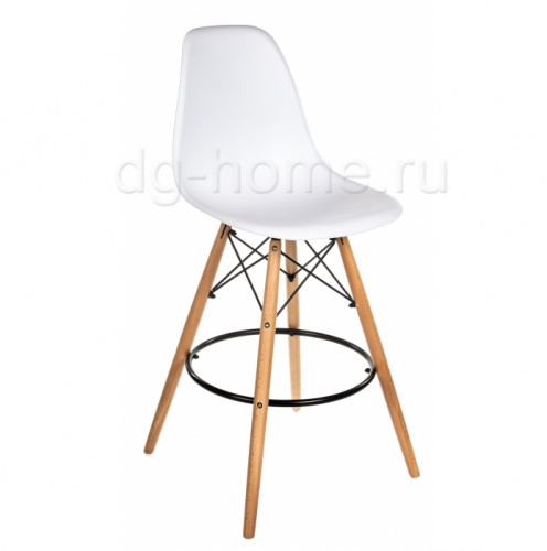 барный стул pc-007 белый (eames style) в Комсомольск-на-Амуре