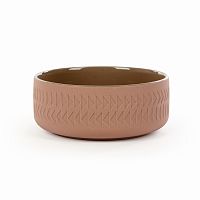 тарелка tactile диаметр 15 коричневый в Комсомольск-на-Амуре