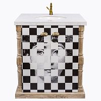 тумба с раковиной эксельсиор снег fornasetti в Комсомольск-на-Амуре