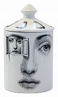подсвечник белый с крышкой лицо в окне пьеро форназетти segreto candle, 30 см в Комсомольск-на-Амуре