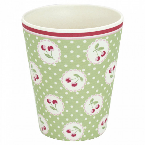 бамбуковый стакан "cherry berry p.green" в Комсомольск-на-Амуре