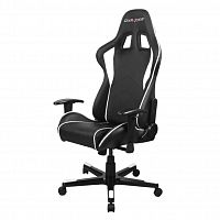 кресло геймерское dxracer formula черно-белое в Комсомольск-на-Амуре