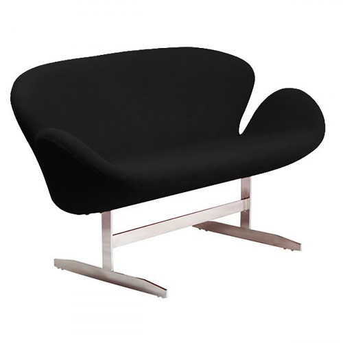 диван swan sofa прямой черный в Комсомольск-на-Амуре