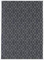 ковер cube серый/антрацит 160*230 в Комсомольск-на-Амуре