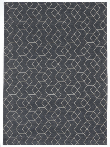 ковер cube серый/антрацит 160*230 в Комсомольск-на-Амуре