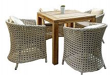 обеденная группа верчели на 4 персоны ,бежевый в Комсомольск-на-Амуре