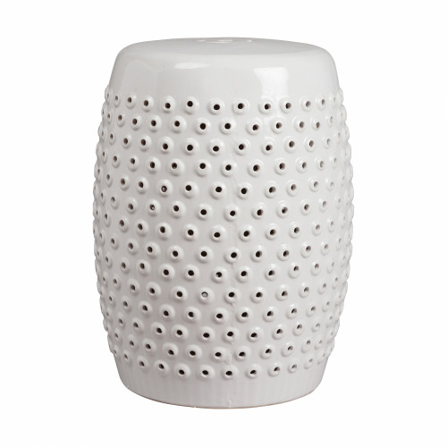 керамический столик-табурет cutwork garden stool белый в Комсомольск-на-Амуре