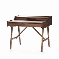 письменный стол walnut ottosen коричневый в Комсомольск-на-Амуре