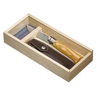 нож stainless steel с ручкой из оливы 8,5 см в Комсомольск-на-Амуре