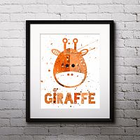 постер giraffe а4 в Комсомольск-на-Амуре