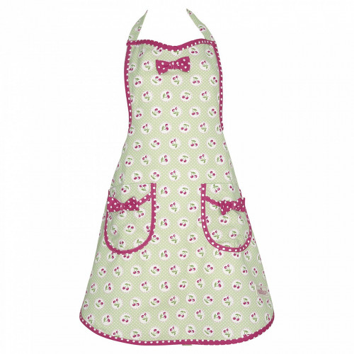фартук cherry berry p.green w/bow в Комсомольск-на-Амуре