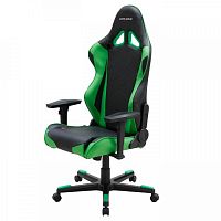 кресло геймерское dxracer racing черно-зеленое в Комсомольск-на-Амуре