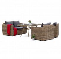 аффогато, обеденная группа на 4 персоны, синий в Комсомольск-на-Амуре