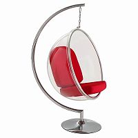 кресло bubble chair with stand красное в Комсомольск-на-Амуре