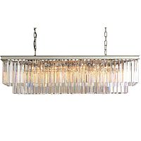 люстра odeon l120 серая(металлик), прозрачное стекло в Комсомольск-на-Амуре