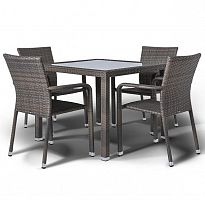 бари, обеденная группа, серый на 4 персоны в Комсомольск-на-Амуре