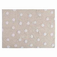 ковер polka dots бежевый-белый в Комсомольск-на-Амуре