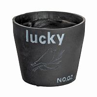 цветочный горшок lucky чёрный в Комсомольск-на-Амуре