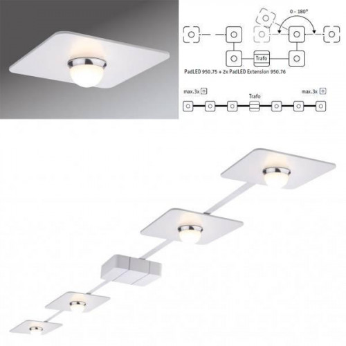 потолочный светодиодный светильник paulmann padled 95075 в Комсомольск-на-Амуре