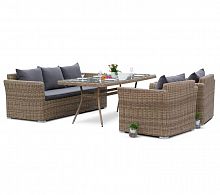 моккачино, обеденная группа на 4 персоны , голубой в Комсомольск-на-Амуре